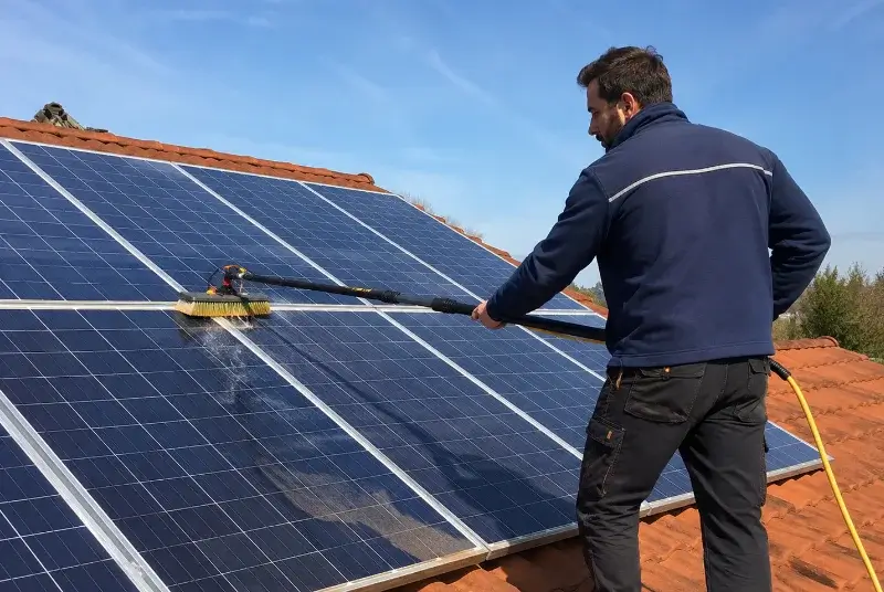 Nettoyage et entretien de panneaux solaires à Lairoux