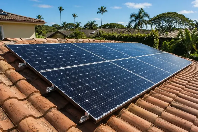 Installation de panneaux solaires à Lairoux